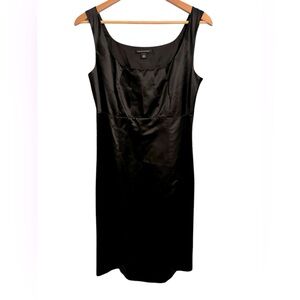 Banana Republic silk blend Black Dress size 10 sleeveless Little Black Dress